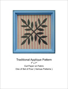 traditional applique pattern-001